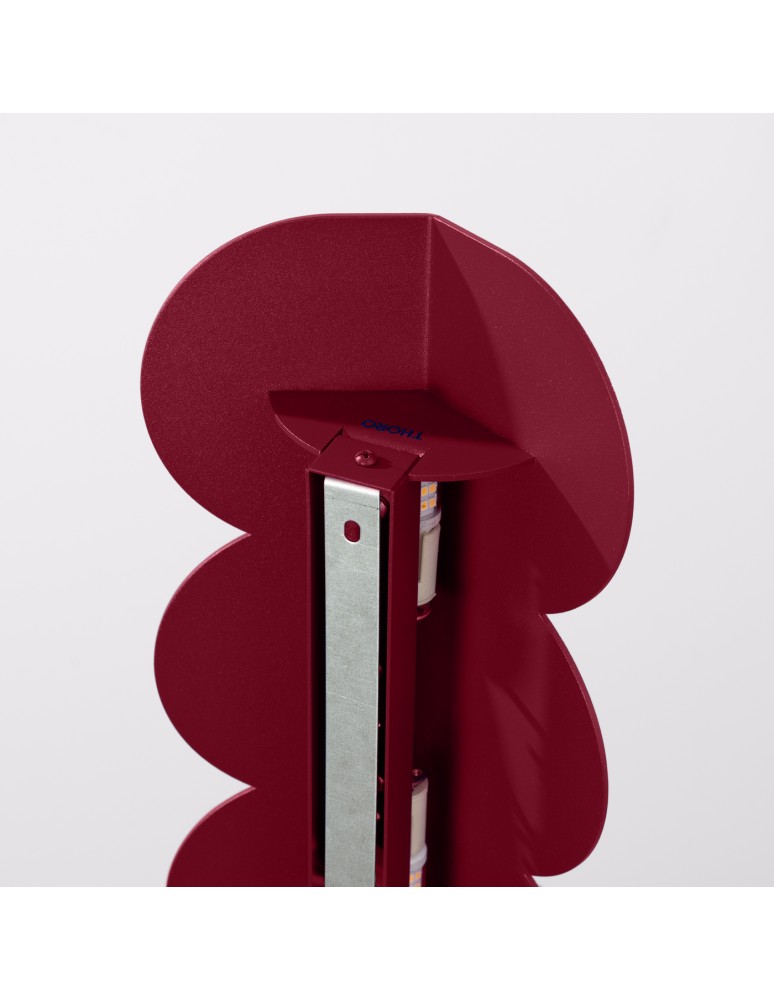 Modern wall lamps - Thoro Wall lamp BISCUIT burgundy TH.570 - product kolory-swiatla.pl 8