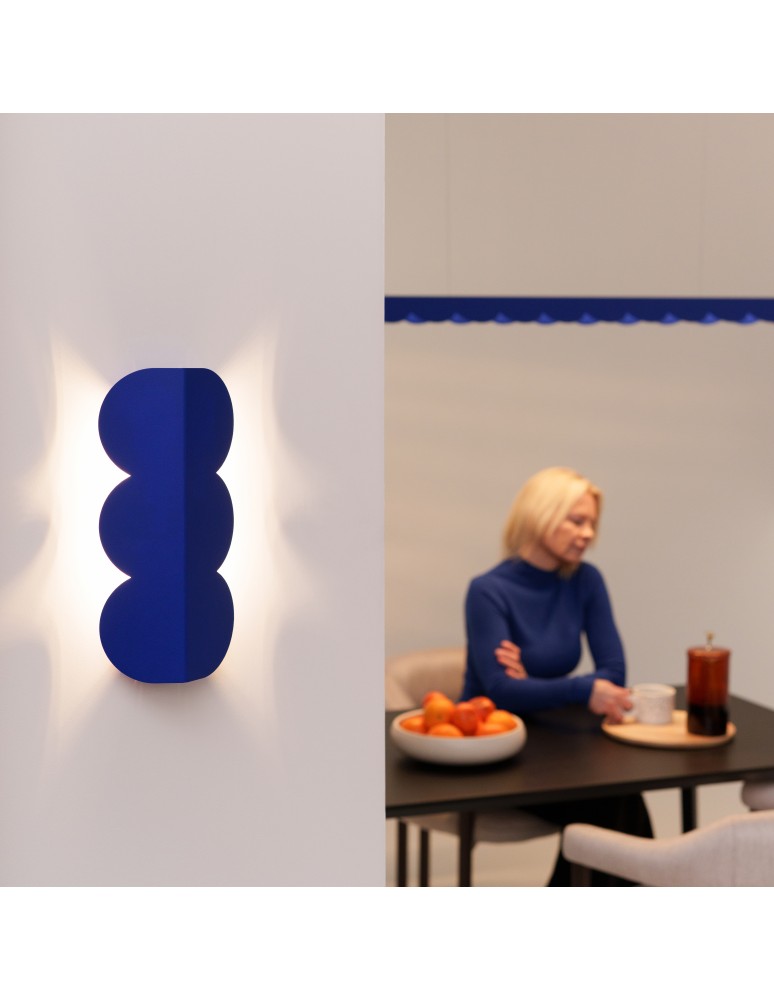 Modern wall lamps - Thoro wall lamp BISCUIT ultramarine TH.571 - product kolory-swiatla.pl 11