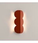 Modern wall lamps - Thoro wall lamp BISCUIT ochre red TH.573 - product 3