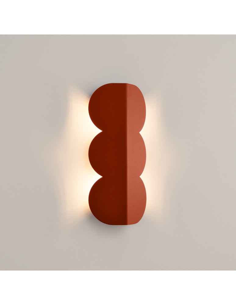 Modern wall lamps - Thoro wall lamp BISCUIT ochre red TH.573 - product kolory-swiatla.pl 3