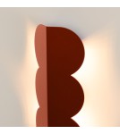 Modern wall lamps - Thoro wall lamp BISCUIT ochre red TH.573 - product 4