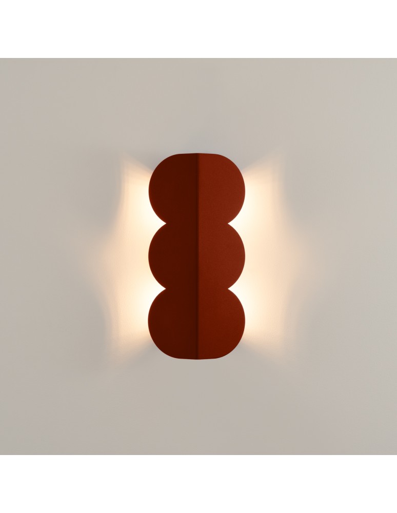 Modern wall lamps - Thoro wall lamp BISCUIT ochre red TH.573 - product kolory-swiatla.pl 7