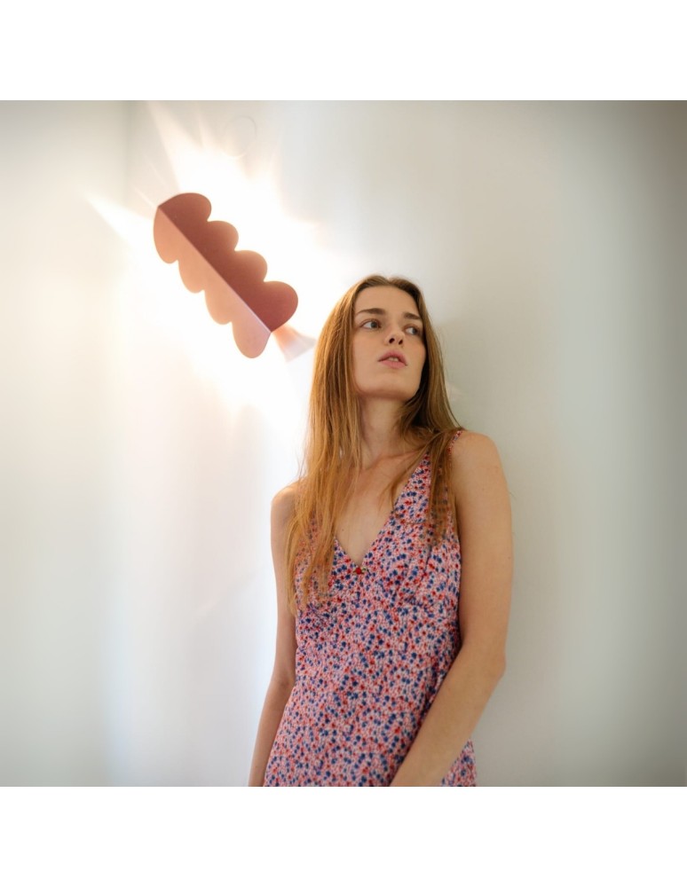 Modern wall lamps - Thoro wall lamp BISCUIT ochre red TH.573 - product kolory-swiatla.pl 12