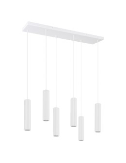 Thoro Lampa wisząca IVAR 6L biała LED 3000K TH.577
