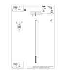 Thoro Lampa wisząca IVAR 1 beżowa LED 3000K TH.584