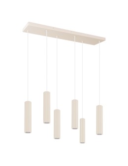 Thoro pendant lamp IVAR 6L beige LED 3000K TH.585