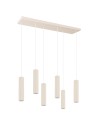 View Thoro pendant lamp IVAR 6L beige LED 3000K TH.585