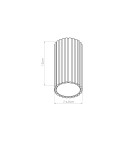 Ceiling spot lights - Thoro Plafon IVAR ultramarine LED 3000K TH.599 - product 2