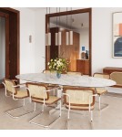 Pendant lamps on a strip - Thoro pendant lamp IVAR 6L taupe LED 3000K TH.605 - product 7