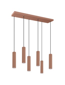 Thoro pendant lamp IVAR 6L mocca LED 4000K TH.637