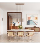 Single pendant lamps - Thoro pendant lamp IVAR 1 taupe LED 4000K TH.644 - product 5