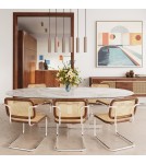 Pendant lamps on a strip - Thoro pendant lamp IVAR 6L taupe LED 4000K TH.645 - product 6