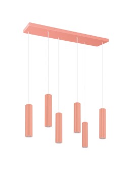 Thoro pendant lamp IVAR 6L peach LED 4000K TH.653