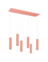 View Thoro pendant lamp IVAR 6L peach LED 4000K TH.653
