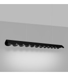 Pendant lamps over the island - Thoro BISCUIT pendant lamp black LED 4000K TH.654 - product 3