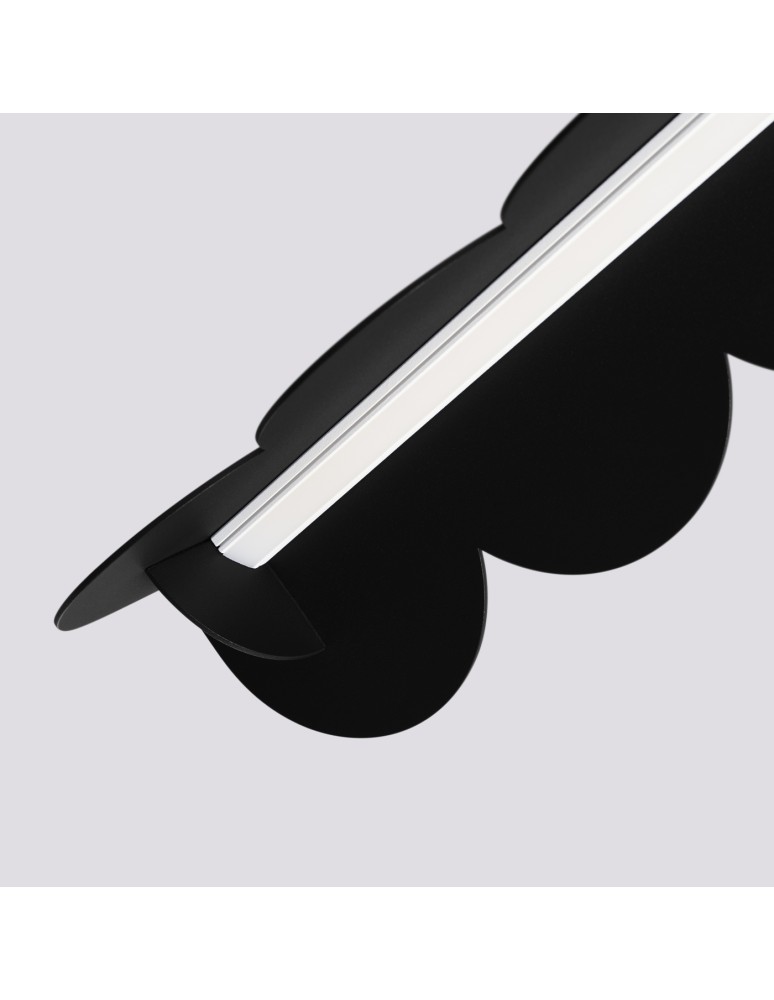 Pendant lamps over the island - Thoro BISCUIT pendant lamp black LED 4000K TH.654 - product kolory-swiatla.pl 7