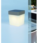 Solar lamps - Lutec TABLE CUBE Outdoor LED Silver Grey 6908001337 - product 7