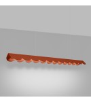 Pendant lamps over the island - Thoro BISCUIT pendant lamp ochre red LED 4000K TH.655 - product 3