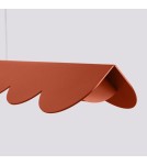 Pendant lamps over the island - Thoro BISCUIT pendant lamp ochre red LED 4000K TH.655 - product 5