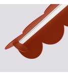 Pendant lamps over the island - Thoro BISCUIT pendant lamp ochre red LED 4000K TH.655 - product 7