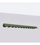 Pendant lamps over the island - Thoro BISCUIT pendant lamp olive green LED 4000K TH.656 - product 2