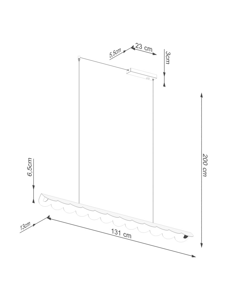 Thoro Lampa wisząca BISCUIT zielona oliwka LED 4000K TH.656