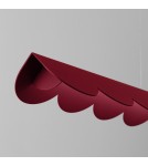 Pendant lamps over the island - Thoro BISCUIT burgundy LED 4000K pendant lamp TH.657 - product 4