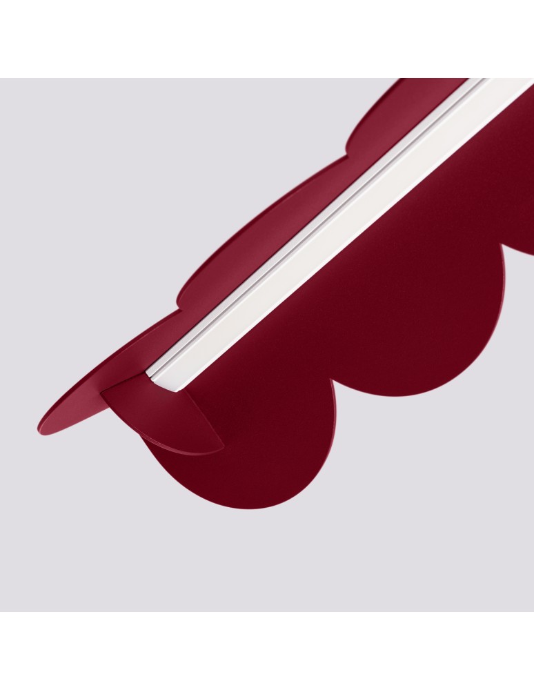 Pendant lamps over the island - Thoro BISCUIT burgundy LED 4000K pendant lamp TH.657 - product kolory-swiatla.pl 7