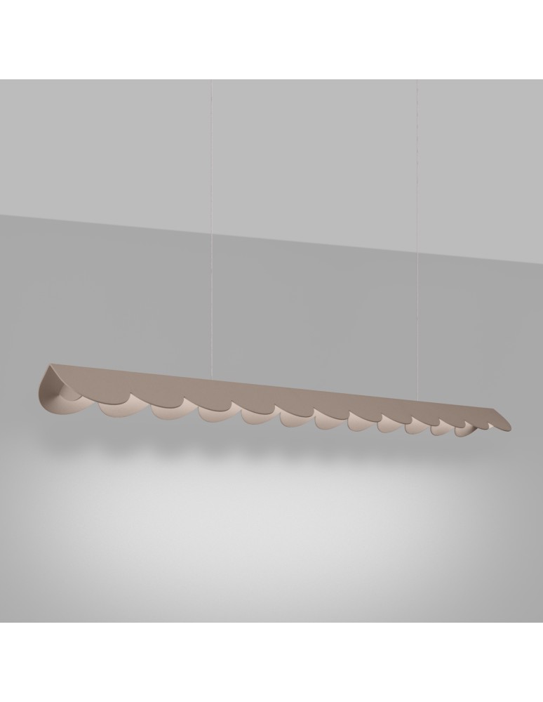 Thoro Lampa wisząca BISCUIT taupe LED 4000K TH.658