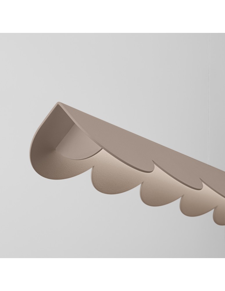 Pendant lamps over the island - Thoro BISCUIT taupe LED 4000K pendant lamp TH.658 - product kolory-swiatla.pl 4