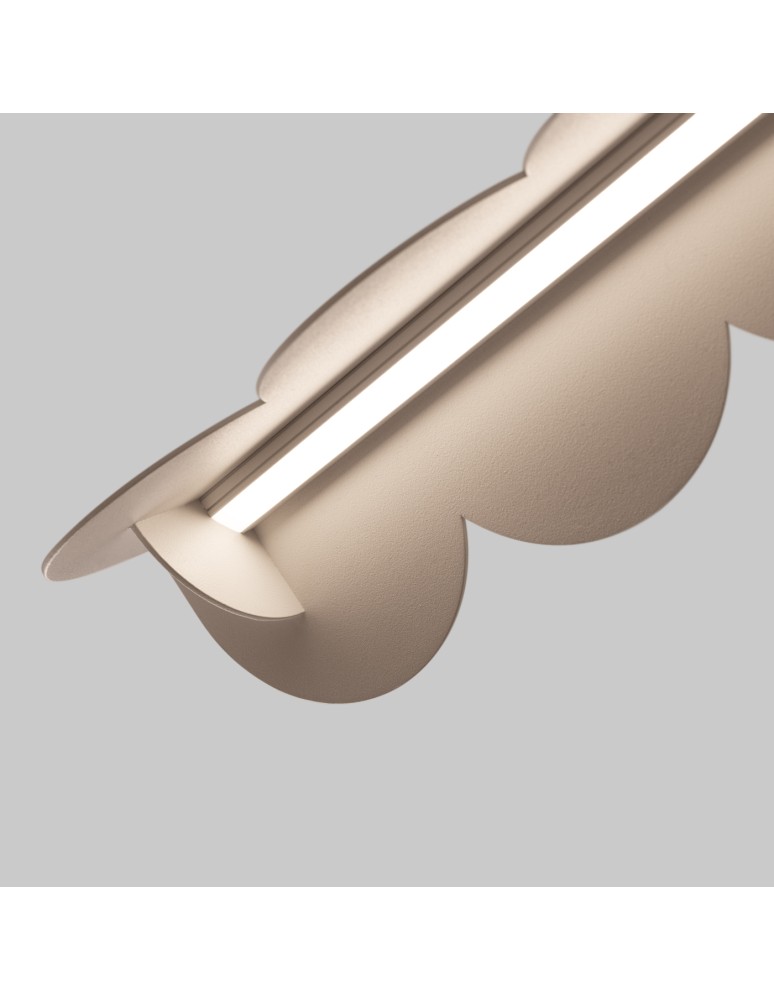 Pendant lamps over the island - Thoro BISCUIT taupe LED 4000K pendant lamp TH.658 - product kolory-swiatla.pl 8