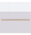 Pendant lamps over the island - Thoro BISCUIT taupe LED 4000K pendant lamp TH.658 - product 9