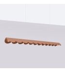 Thoro Lampa wisząca BISCUIT mocca LED 4000K TH.659