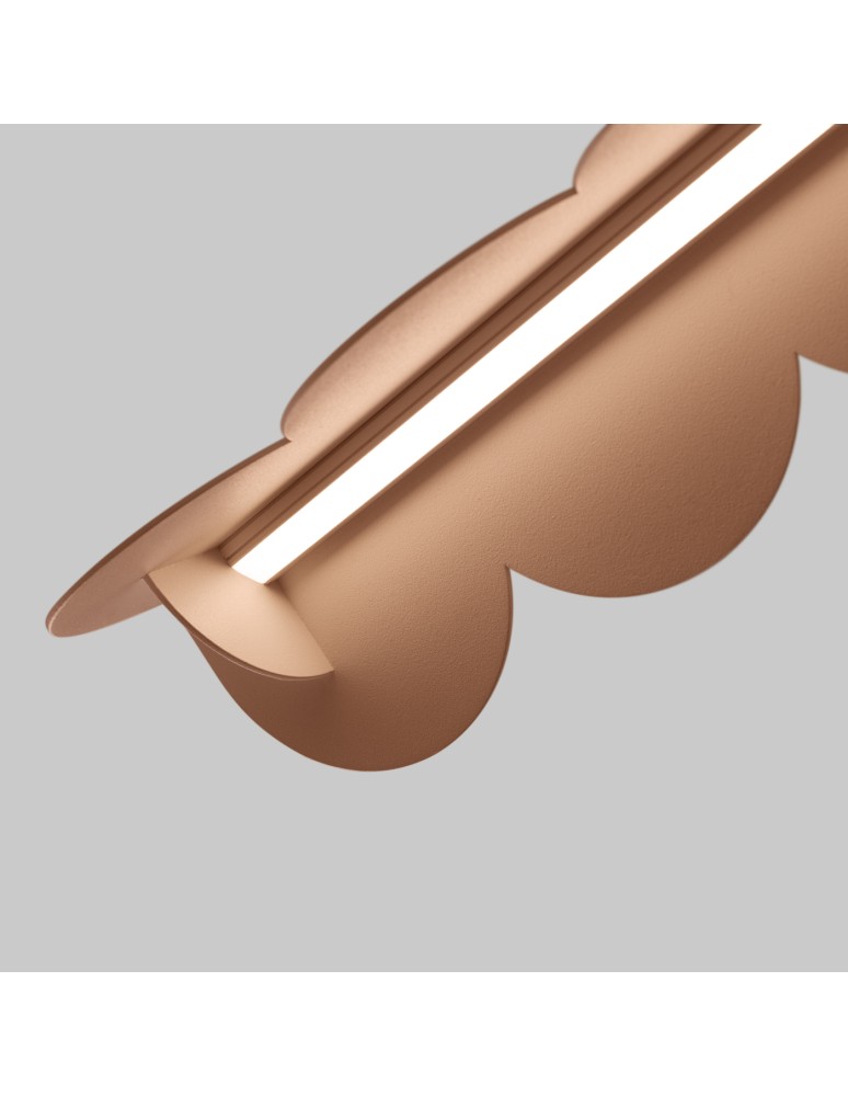 Thoro Lampa wisząca BISCUIT mocca LED 4000K TH.659