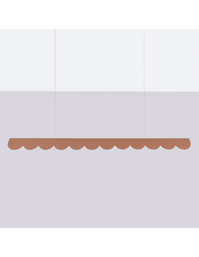 Pendant lamps over the island - Thoro BISCUIT mocca LED 4000K pendant lamp TH.659 - product kolory-swiatla.pl 9