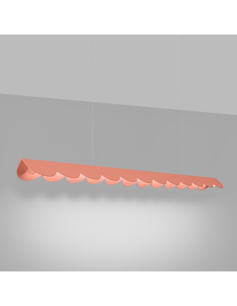 Pendant lamps over the island - Thoro BISCUIT peach LED 4000K pendant lamp TH.660 - product kolory-swiatla.pl 3