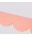 Pendant lamps over the island - Thoro BISCUIT peach LED 4000K pendant lamp TH.660 - product 6
