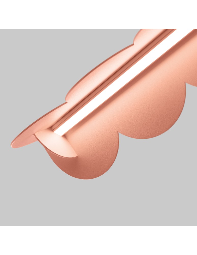 Thoro Lampa wisząca BISCUIT brzoskwiniowy LED 4000K TH.660