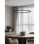Pendant lamps circles - Azzardo APUS 80 BK Hanging Pendant Matte Black AZ6532 - product 2