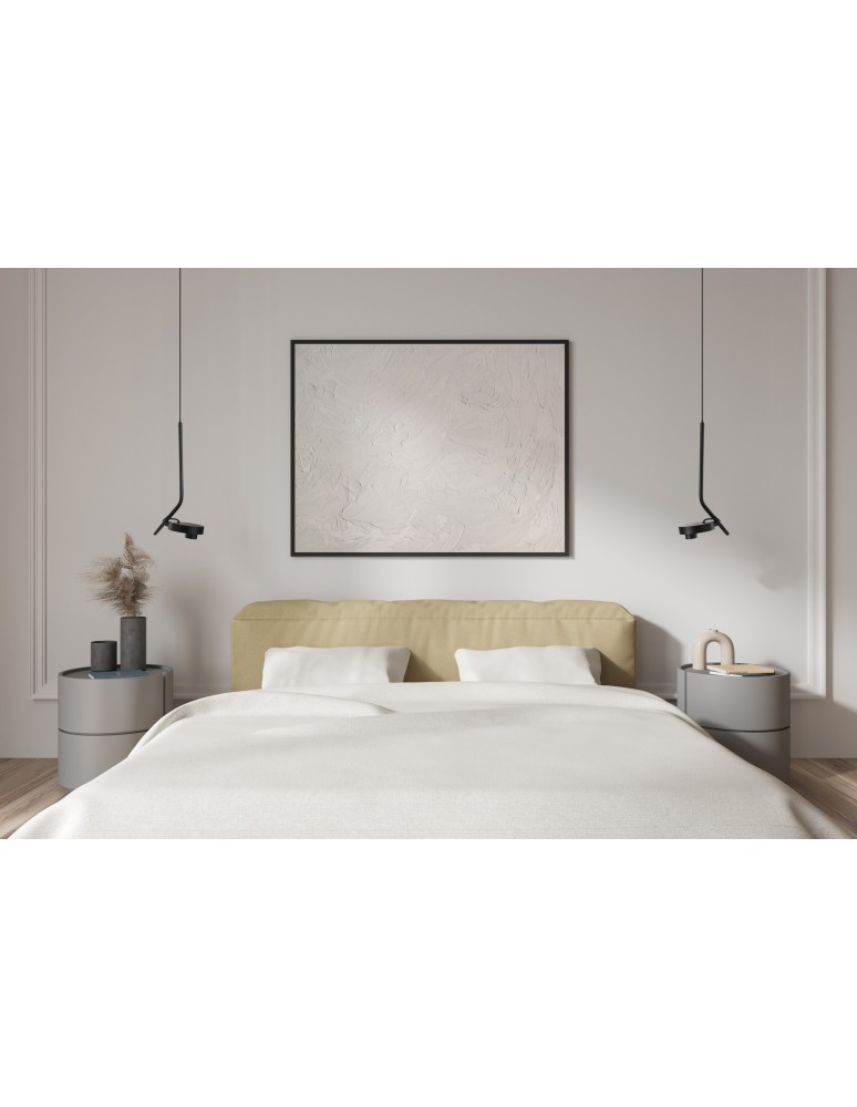 Single pendant lamps - Azzardo ISEO Hanging BK Black Matte 1xLED Pendant Swing AZ5634 - product kolory-swiatla.pl 2