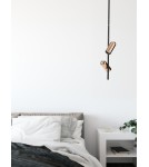 Double pendant lamps - Azzardo Ceiling VIVI TOP 2 GO/BK Black Matte/Gold Gloss 2xGU10 AZ5727 - product 2