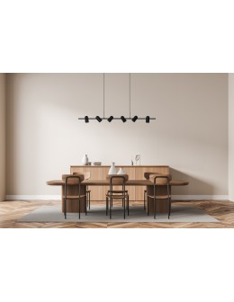 Azzardo VIVI Wisząca 6 BK/BK Czarny Mat/Czarny Mat 6xGU10 AZ5730 - produkt 2