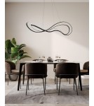 LED pendant lamps - Azzardo TWIST Pendant 3-STEP DIMM BK Black Matte 1xLED 3 Brightness Modes AZ5733 - product 2