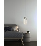 Azzardo NEXUS BK LED 3000K Czarny Mat/Biały Mat 1xLED Wisząca AZ5739