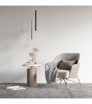 Pendant tube lamps - Azzardo ILIOS 1 Pendant BK Black Mat 1xLED AZ5741 - product 2