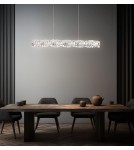 Glamour pendant lamps - Azzardo FLORENCE DIMM GO Pendant Gold Gloss/Transparent 1xLED Crystal Dimmable Option AZ6187 - product 2