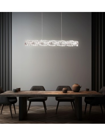 Azzardo FLORENCE DIMM GO Pendant Gold Gloss/Transparent 1xLED Crystal Dimmable Option AZ6187 - product 2