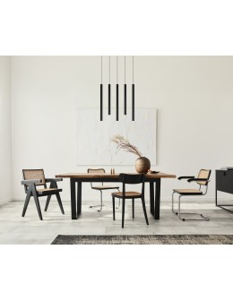 Azzardo Wisząca VERNO 5 3000K BK Czarny Mat 5xLED Rurki AZ6314 - produkt 2