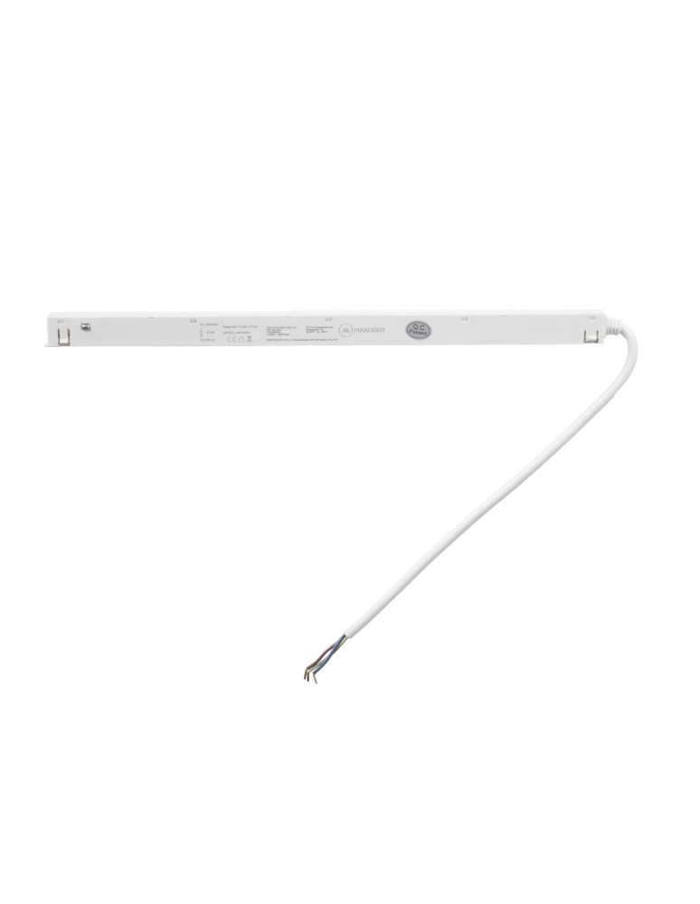Accessories for magnetic busbars - Maxlight Indoor Power Supply Flat 150W For Magnetic Buses White MA0034 - product kolory-swiatla.pl 1
