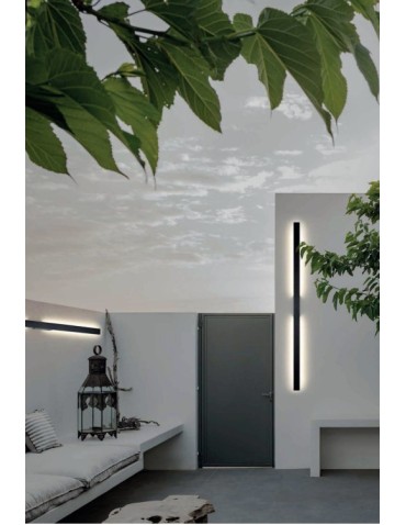 Azzardo LENNART 100 IP54 3000K BK Czarny Mat 1xLED Zewnętrzna Ścienna AZ5696 - produkt 2